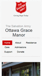 Mobile Screenshot of gracemanor.ca